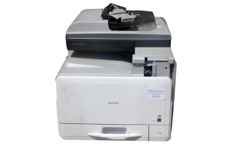 PRINTER RICOH AFICIO MP C305 SPF DAMAGED