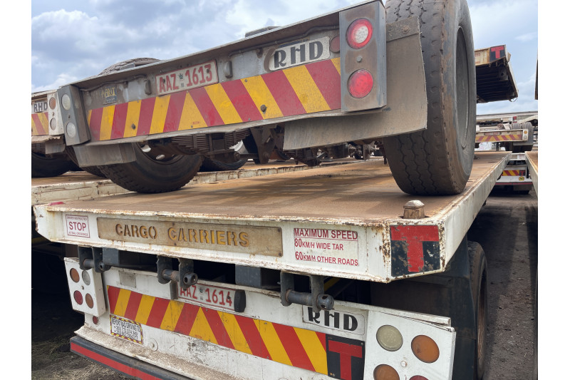 AFRIT TANDEM INTERLINK FLAT DECK TRAILER REG NO.  AAZ 1614 & AAZ  1613 (EX-COMPANY)