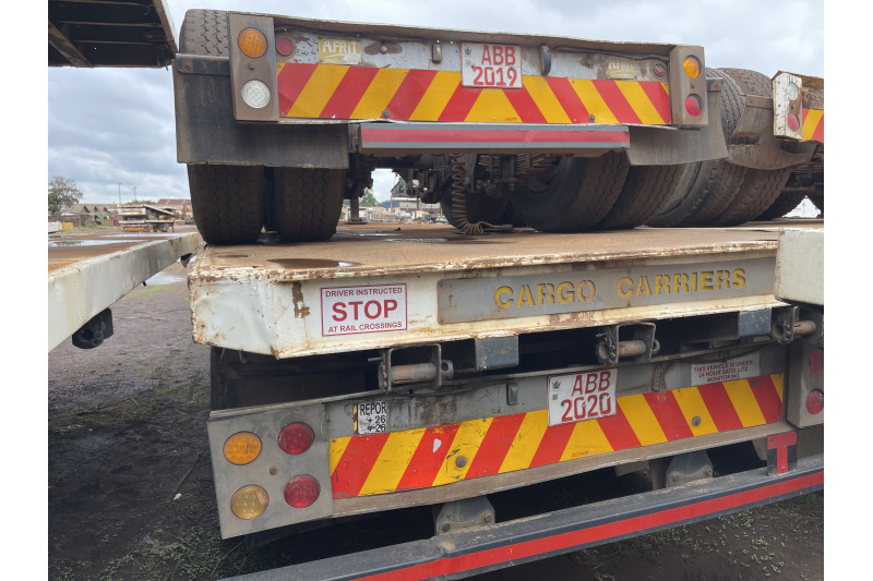 AFRIT TANDEM INTERLINK FLAT DECK TRAILER REG NO.  ABB 2020 & ABB 2019 (EX-COMPANY)