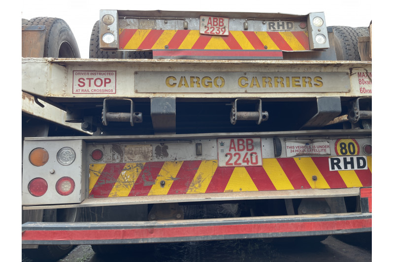 AFRIT TANDEM INTERLINK FLAT DECK TRAILER REG NO.  ABB 2240 & ABB 2239 (EX-COMPANY)