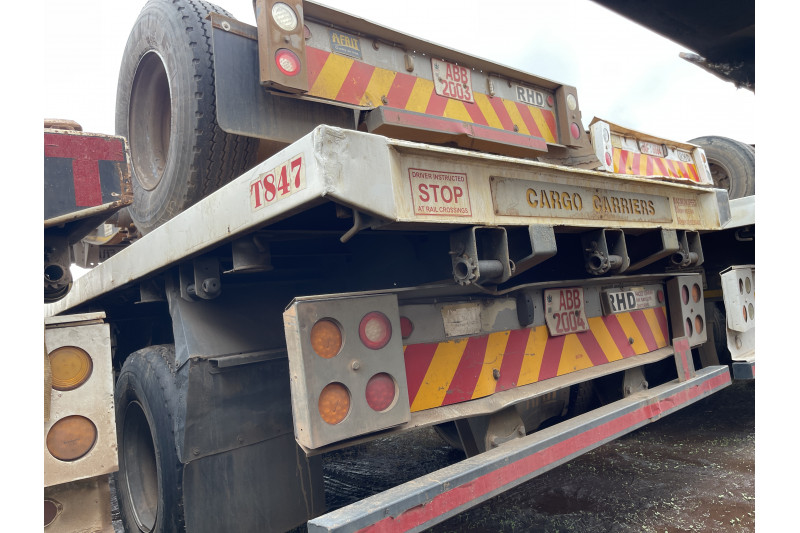 AFRIT TANDEM INTERLINK FLAT DECK TRAILER REG NO.  ABB 2004 & ABB 2003 (EX-COMPANY)